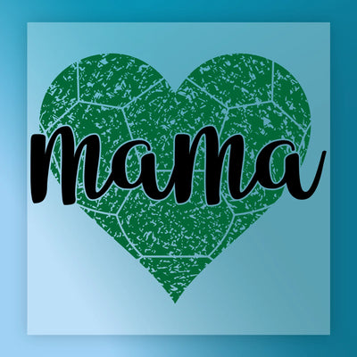 Mama Soccer Heart Design - Ready to Press - InkMerge DTF Transfer