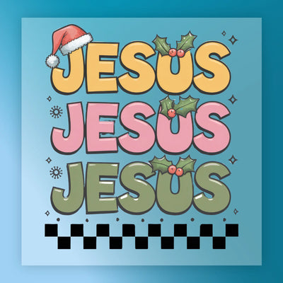 Jesus Christmas Design - Ready to Press - InkMerge DTF Transfer
