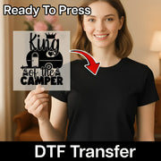 King of the Camper DTF Transfer - InkMerge Heat Press Design