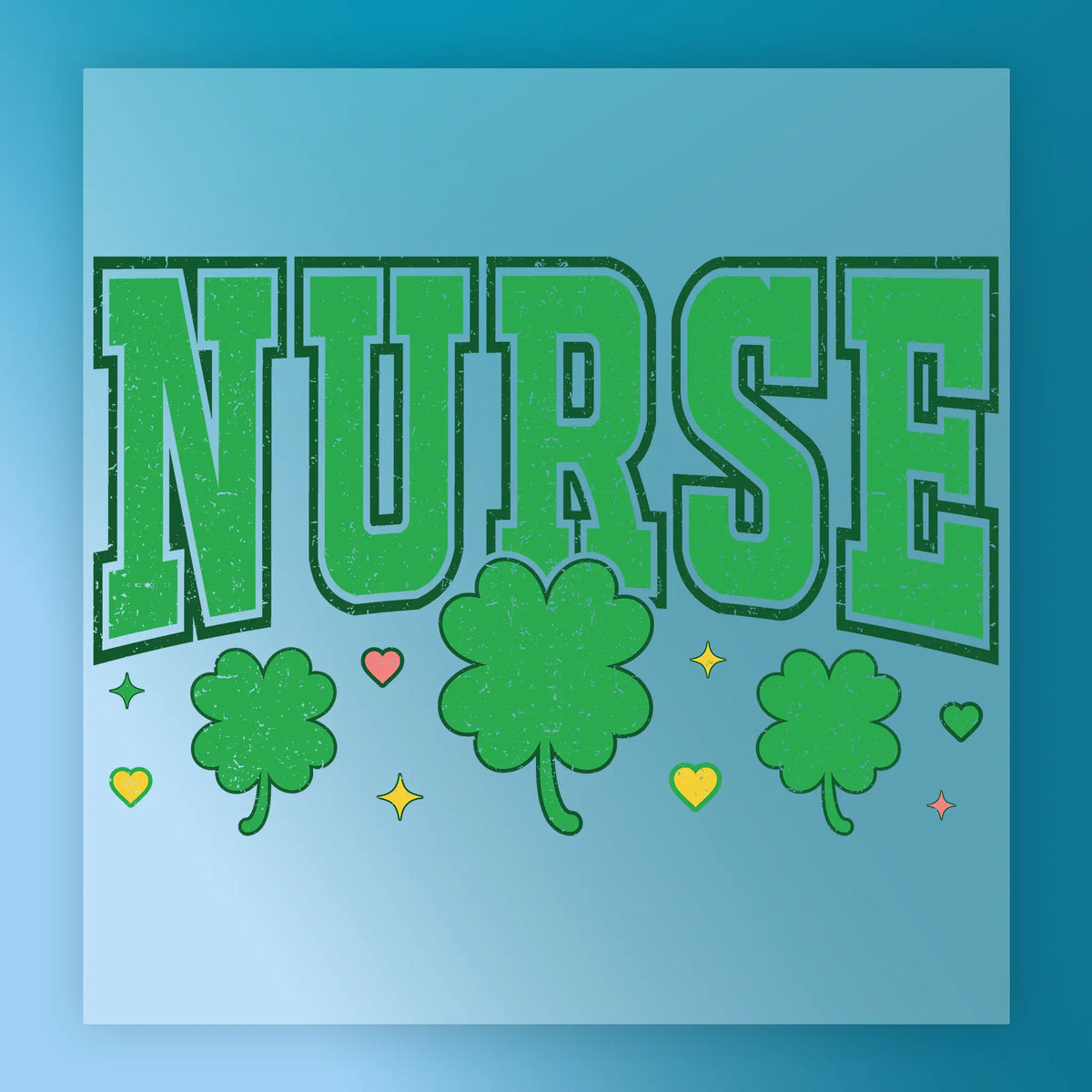 Nurse Pride with Shamrocks