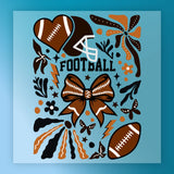 Football Celebration Design DTF Transfer - InkMerge Heat Press Design