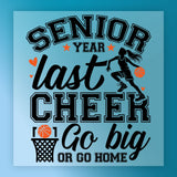 Basketball Senior Year Shirt Design DTF Transfer - InkMerge Heat Press Design