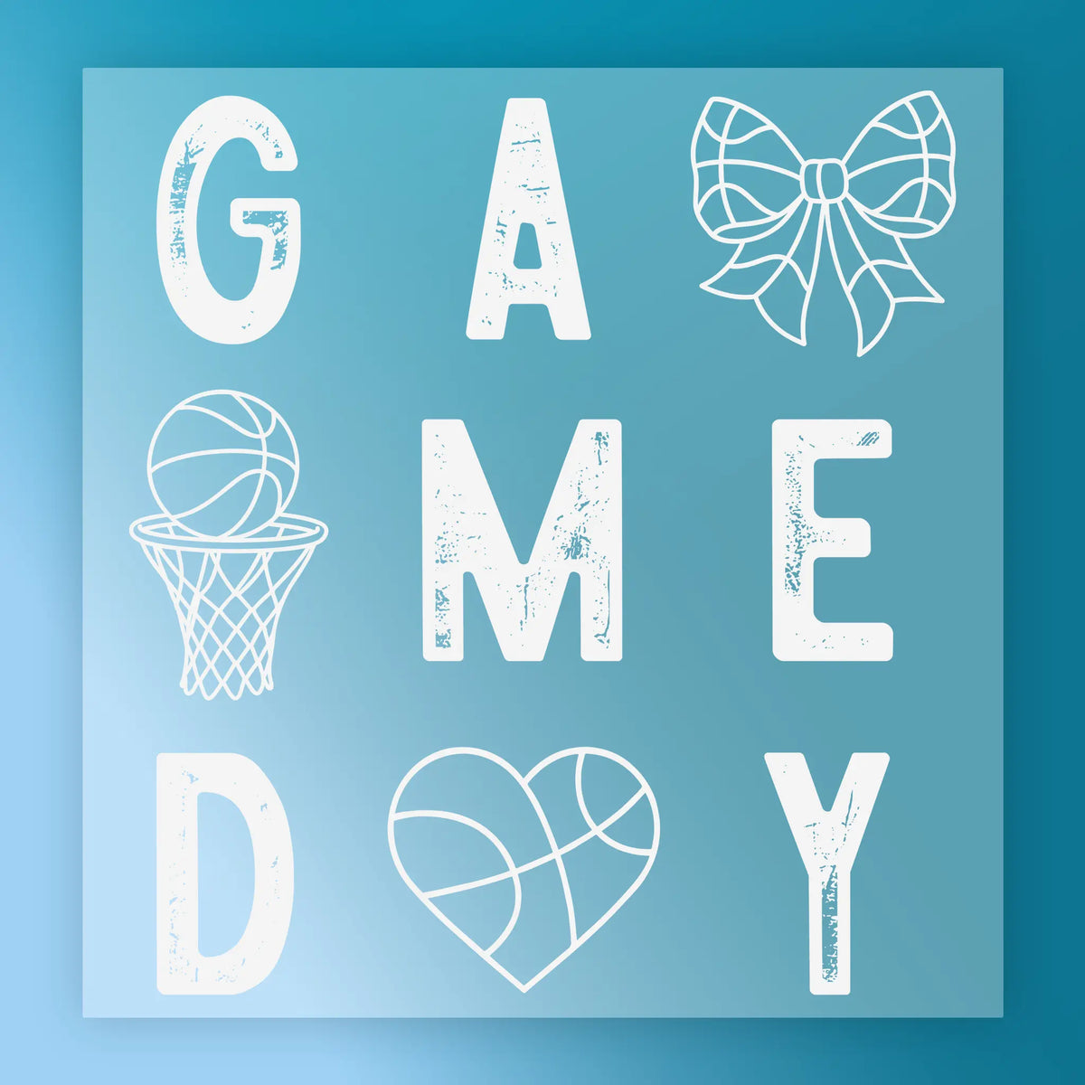 Game Day Basketball Enthusiast Design