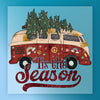 Retro Van Christmas Tree Design - Ready to Press - InkMerge DTF Transfer