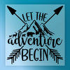 Let the Adventure Begin Mountains Wildlife - Ready to Press - InkMerge DTF Transfer