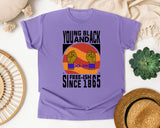 Violet Comfort Colors t-shirt