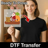 Cheerful Santa Claus Christmas Design - Heat Press Ready - InkMerge DTF Transfer