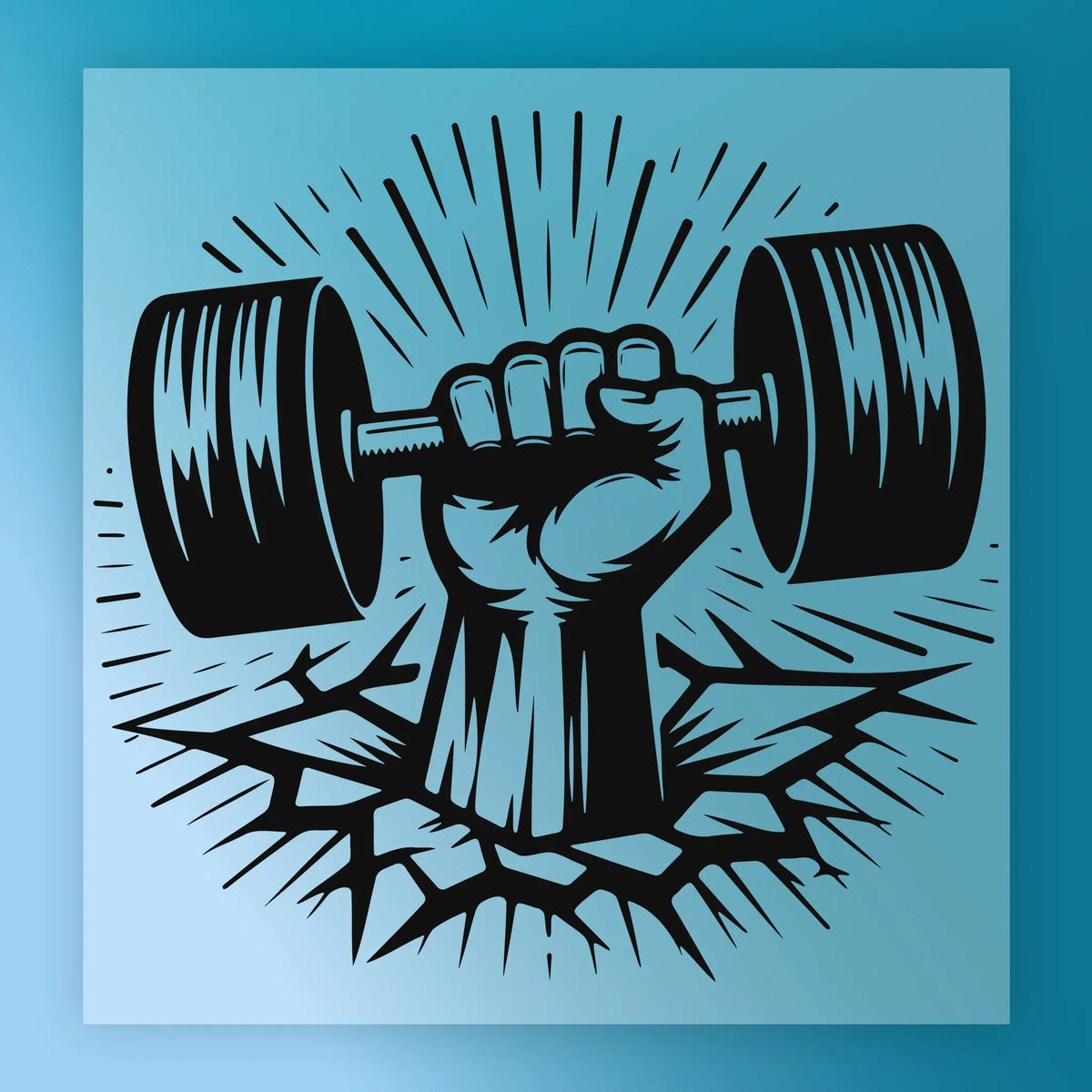 Strength Determination Fitness DTF Transfer