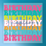 Birthday Girl Retro Celebration DTF Transfer - InkMerge Heat Press Design