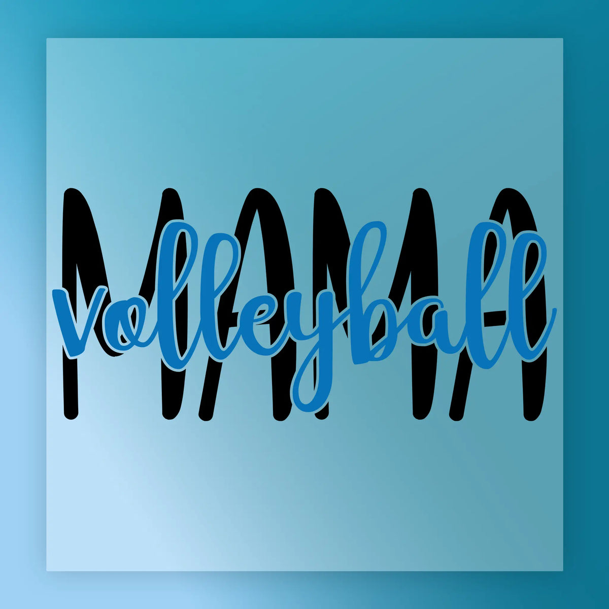 Volleyball Mama Hand-Lettered Design