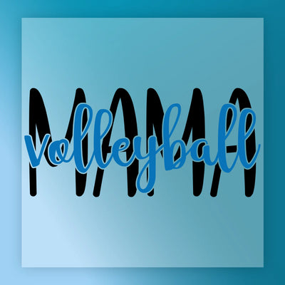 Volleyball Mama Hand-Lettered Design - Ready to Press - InkMerge DTF Transfer