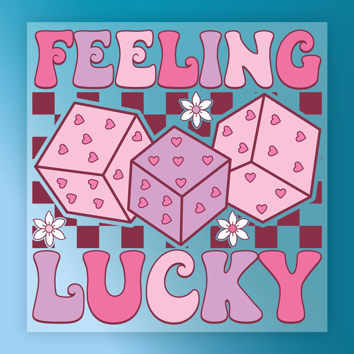 Feeling Lucky Heart Dice
