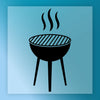 Barbecue Grill Silhouette Design - Ready to Press - InkMerge DTF Transfer