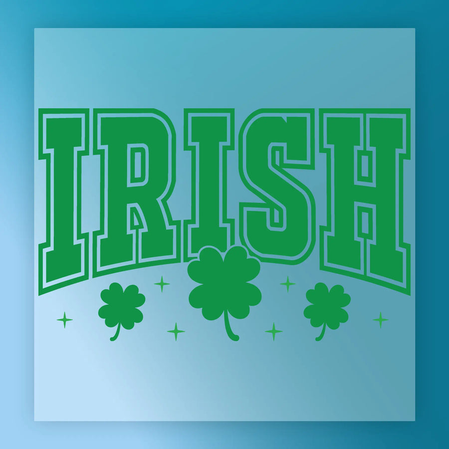 Irish Heritage Shamrock Design DTF Transfer - InkMerge Heat Press Design