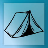 Adventure Tent Illustration DTF Transfer - InkMerge Heat Press Design