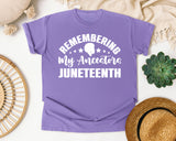 Violet Comfort Colors t-shirt