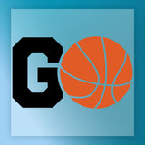 Motivational Basketball GO Design DTF Transfer - InkMerge Heat Press Design