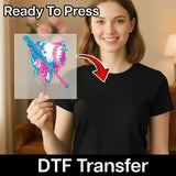 Dynamic Baseball Bat Paint Splash DTF Transfer - InkMerge Heat Press Design