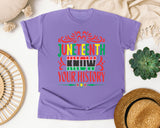 Violet Comfort Colors t-shirt