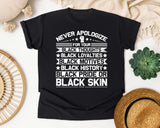 Black Comfort Colors t-shirt