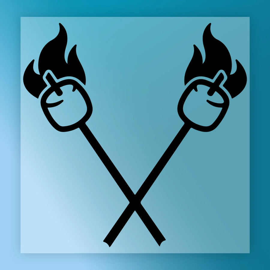 Campfire Marshmallow Design DTF Transfer - InkMerge Heat Press Design