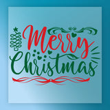 Merry Christmas Hand-Lettered Design DTF Transfer - InkMerge Heat Press Design