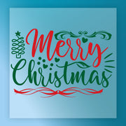 Merry Christmas Hand-Lettered Design DTF Transfer - InkMerge Heat Press Design