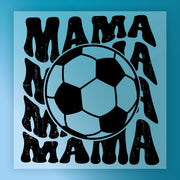 MAMA Soccer Ball Distressed Design DTF Transfer - InkMerge Heat Press Design