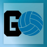 Go Volleyball Team Spirit DTF Transfer - InkMerge Heat Press Design