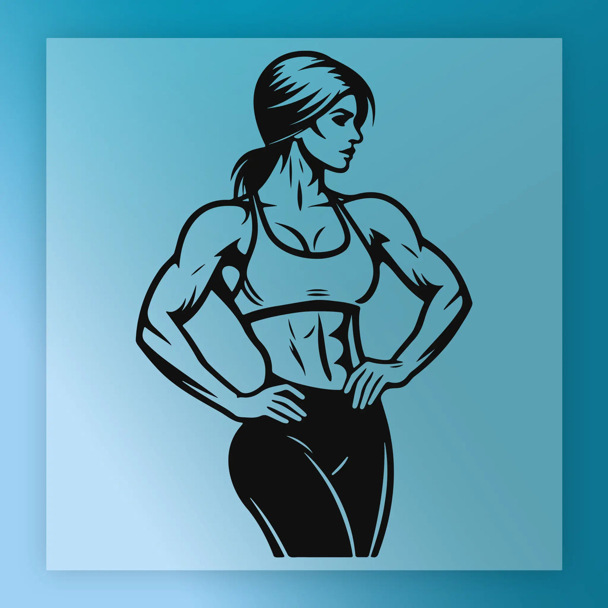 Strong Woman Empowerment Design - Heat Press Ready