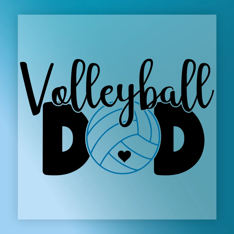 Volleyball Dad Pride Design - Ready to Press - InkMerge DTF Transfer