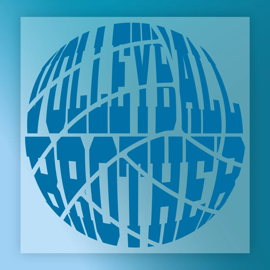 the text "VOLLEYBALL BROTHER" arranged in a circular pattern, with the words "VOLLEYBALL" and "BROTHER" being the most prominent.