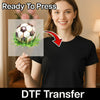 Watercolor Soccer Passion Design - Ready to Press - InkMerge DTF Transfer