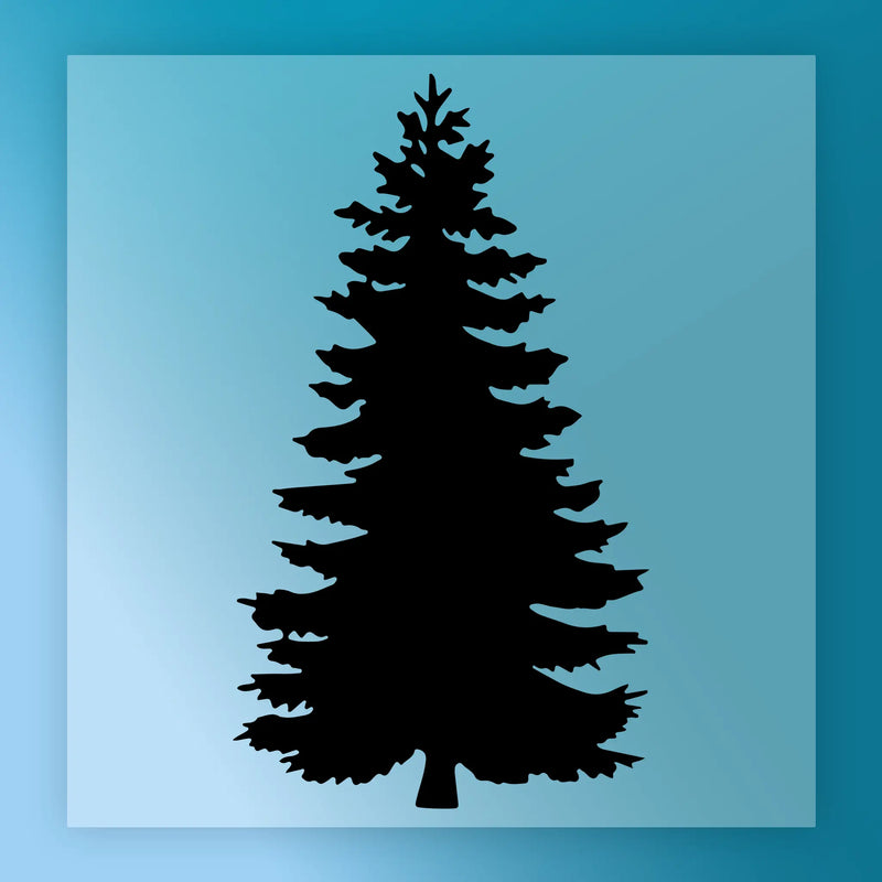 Christmas Tree Silhouette - Ready to Press - InkMerge DTF Transfer