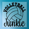 Volleyball Junkie Graphic - Ready to Press - InkMerge DTF Transfer