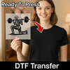 Skeleton Barbell Squat Design - Heat Press Ready - InkMerge DTF Transfer