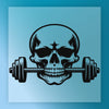 Skull Barbell Strength Design - Ready to Press - InkMerge DTF Transfer