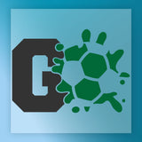 Go Soccer Splatter Custom Design DTF Transfer - InkMerge Heat Press Design