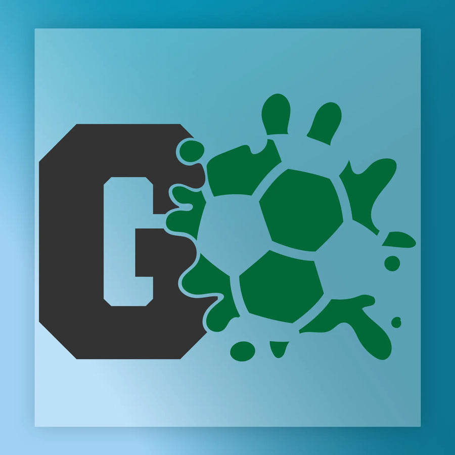 Go Soccer Splatter Custom Design DTF Transfer - InkMerge Heat Press Design