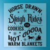 Horse Drawn Sleigh Rides Vintage Design - Heat Press Ready - InkMerge DTF Transfer