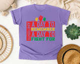 Violet Comfort Colors t-shirt