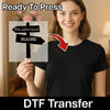 The Adventure Begins Signpost - Heat Press Ready - InkMerge DTF Transfer