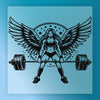 Empowering Angelic Strength Design - Ready to Press - InkMerge DTF Transfer