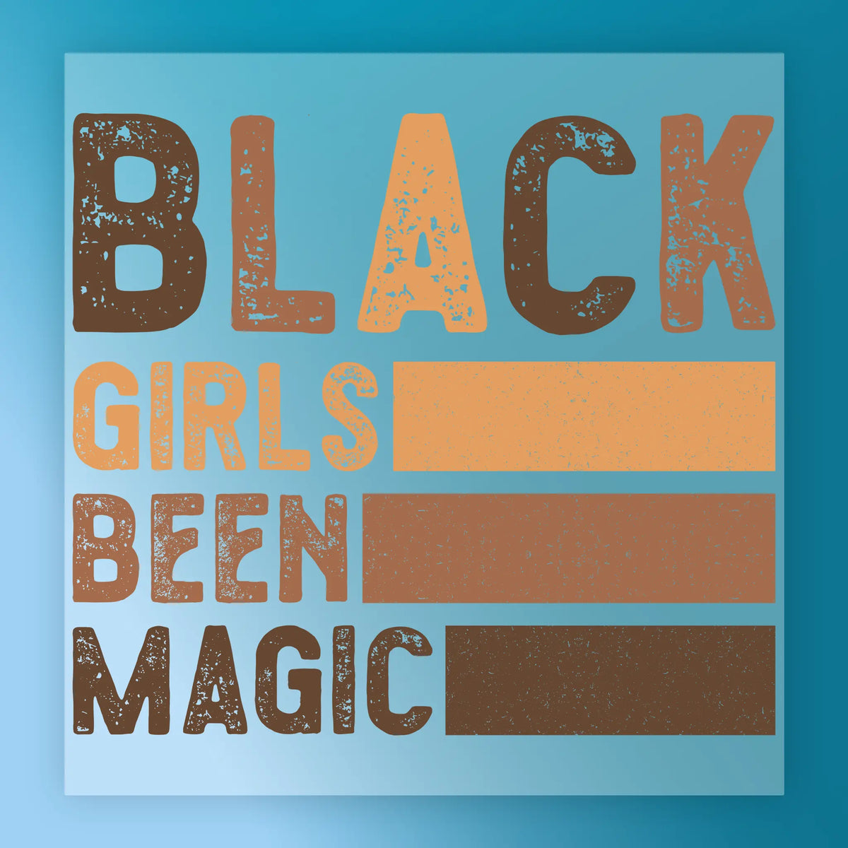 Black Girls Been Magic Empowerment DTF Transfer - InkMerge Heat Press Design