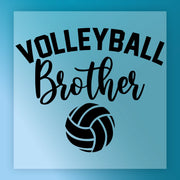 a volleyball graphic with the text "Volleyball Brother" written above it.