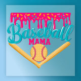 Baseball Ice Cream Fun Design DTF Transfer - InkMerge Heat Press Design
