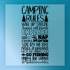 Camping Rules Inspirational Design - Ready to Press - InkMerge DTF Transfer