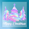 Holographic Christmas Trees - Ready to Press - InkMerge DTF Transfer