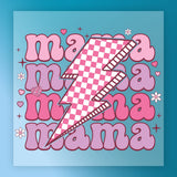 Mama Empowerment Lightning Bolt Design DTF Transfer - InkMerge Heat Press Design
