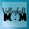Volleyball Mom Heart Graphic - Heat Press Ready - InkMerge DTF Transfer